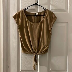 Tan H&M Short Sleeved Top